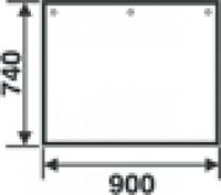 Obrazek UnterlegplattenUNTERLEGPLATTE E M GRAU    900X740 MM