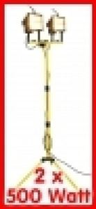 Bild von Halogenstrahler DUO 2x400 W mit Kabel + Stativ