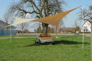 Bild von Sonnensegel Quadratisch 5m beige