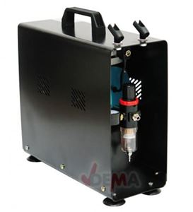 Resim Airbrush Kompressor Doppelkolben ABK