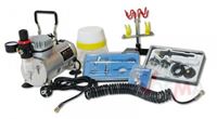 Resim Airbrush Set mit Kompressor 7 teilig