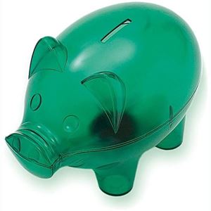 Bild von Sparschwein "Piggy XXL", grün