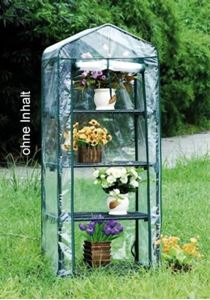 Bild von Gewächshaus mit 4 Gitterböden 69x49x157 cm