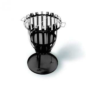 Bild von Feuerkorb Grill groß Durchm. 45 cm 45 cm Hoch
