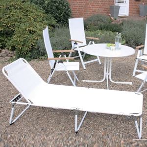 Bild von Dreibeinliege XLALU-DREIBEINLIEG E XL SILB/ANTH GARDA