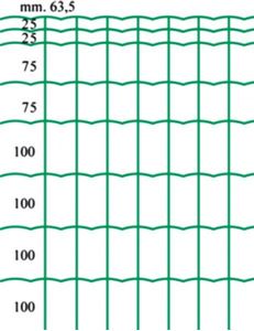 Bild von Drahtgitter ToledoDRAHTGITTER GRÜN TOLEDO    810MM 25M
