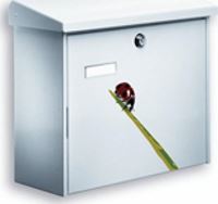 Bild von Dekor Frühling BURG BRIEFKASTEN FRUEHLING WEISS 913