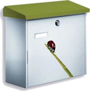 Bild von Dekor Frühling BURG BRIEFKASTEN FRUEHLING W/GR. 913