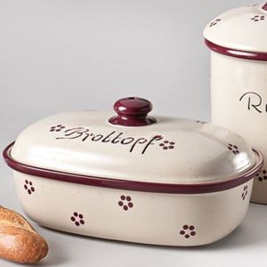 Bild von BrottopfBROTTOPF OVAL 33 CM RUBIN 1670-30
