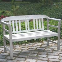 Bild von Bank RoseBANK 2-SITZER WEISS ROSE     51977