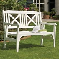 Bild von Bank MadridBANK 2-SITZER MADRID WEISS   55554