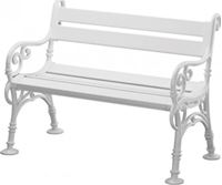 Bild von Bank LinderhofBANK 3-SITZER LINDERHOF WEISS