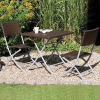 Bild von Balkonset MiradorBALKONSET  SILB/ MOCCA MIRADOR/LUKE