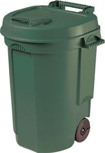 Изображение AbfallbehälterGARTENMüLLTONNE 110 LITER GRüN 10633
