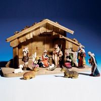 Resim WeihnachtskrippeKRIPPE M FIGUREN 53CM         130812