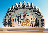 Obrazek Stimmungsleuchter SchneelandschaftLICHTERBOGEN 10F LANDSCHAFT    132551