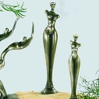 Bild von FrauenfigurFRAUENFIGUR SILBER H:37CM  07910