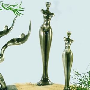 Bild von FrauenfigurFRAUENFIGUR SILBER H:37CM  07910