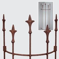 Εικόνα της Rankgitter LilieRANKGITTER ROST 36X115 CM      16084