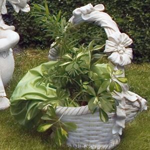 Bild von WichtelWICHTEL LIEGT H40CM GRAU-ROT Z2183