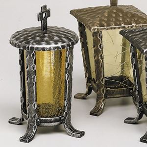 Bild von GrablaterneGRABLATERNE ALT-SILBER  69010002