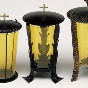 Bild von GrablaterneGRABLATERNE   24 CM SCHWARZ  60870001