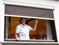 Bild von Für FensterINS.SCHUTZROLLO ALU  BRAUN  130X160