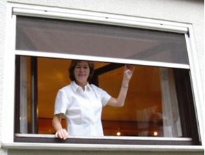 Bild von Für FensterINS.SCHUTZROLLO ALU  BRAUN  130X160