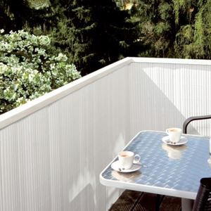 Bild von SichtschutzmattePVC-SICHTSCHUTZ 1,6X3MTR WEISS