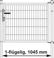 Obrazek StabgittertoreSTABGITTERTOR  1 FLG. FVZ 1000X1000MM