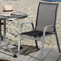 Bild von SesselSTAPELSESSEL   D ELFI SILB/SCHW 55732