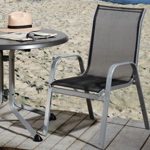 Bild von SesselSTAPELSESSEL   D ELFI SILB/SCHW 55732