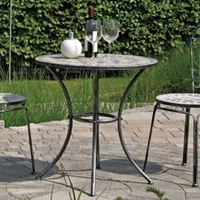 Obrazek TischTISCH RUND 60CM FIORE GRAU   023384C
