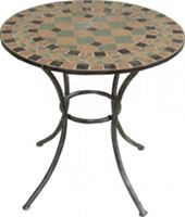 Obrazek TischTISCH RUND 70CM FIORE GRAU   023385C