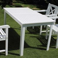 Obrazek Tisch, 140 x 80 cm, H: 75 cmTISCH 140X80 CM MADRID WEISS   55556