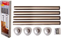 Obrazek Tischbeine Edelstahl-LookTISCHBEIN-SET 71 0MM EDELST.LOOK 3398
