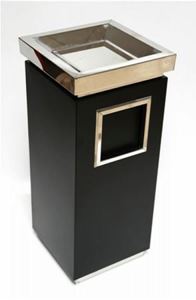 Obrazek Standascher eckig Schwarz 28x28x65cm