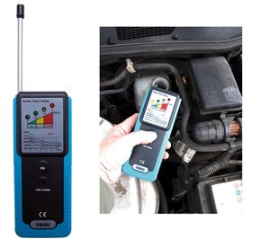 Bild von Bremsflüssigkeitstester mit Warnanzeige BGS