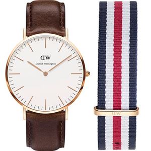 Afbeelding van Daniel Wellington Bristol Herrenuhr & Wechselarmband 0109DW-0102SET