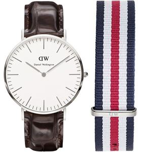 Resim Daniel Wellington York Herrenuhr & Wechselarmband 0211DW-0202SET