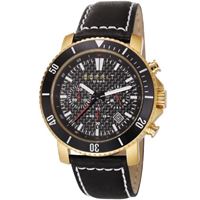 Εικόνα της Esprit ES106861002 Barstow Gold Black Herrenuhr Chronograph