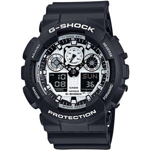 Resim Casio G-Shock GA-100BW-1ADR Herrenuhr Chronograph
