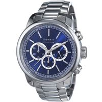 Afbeelding van Esprit EL102171005 Zethos Silver Blue Herrenuhr Chronograph