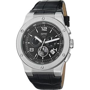 Image de Esprit EL101811F02 Phorcys Silver Black Herrenuhr Chronograph