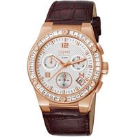 Image de Esprit EL101822F07 Pherousa Rose Brown Damenuhr Chronograph