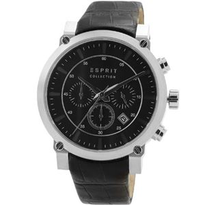 Bild von Esprit EL102121F07 Poros Silver Black Herrenuhr Chronograph