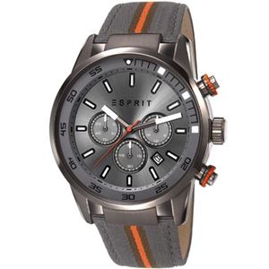 Resim Esprit ES108021001 Alaric Fabric Grey Herrenuhr Chronograph