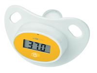 Resim Clatronic Digitales Fieberthermometer Schnuller FT 3618 weiß/gelb