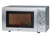 Image de Clatronic MWG 786 Mikrowelle mit Grill 20L 700/900W (silber)