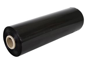 Afbeelding van PE Stretchfolie Schwarz (500mm breit, 300m lang, 23m&#956)